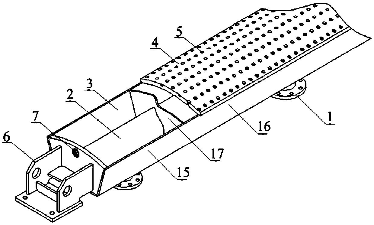 A curved multi-angle array jet nozzle and its application