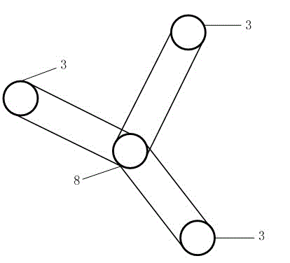 Horizontally butted well hydraulic scour migration pressure relief outburst elimination gas extraction method