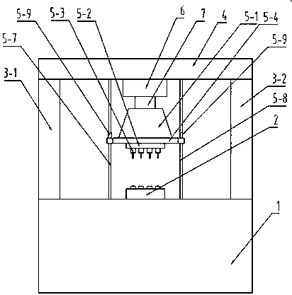 Hydraulic multi-spindle tapping machine