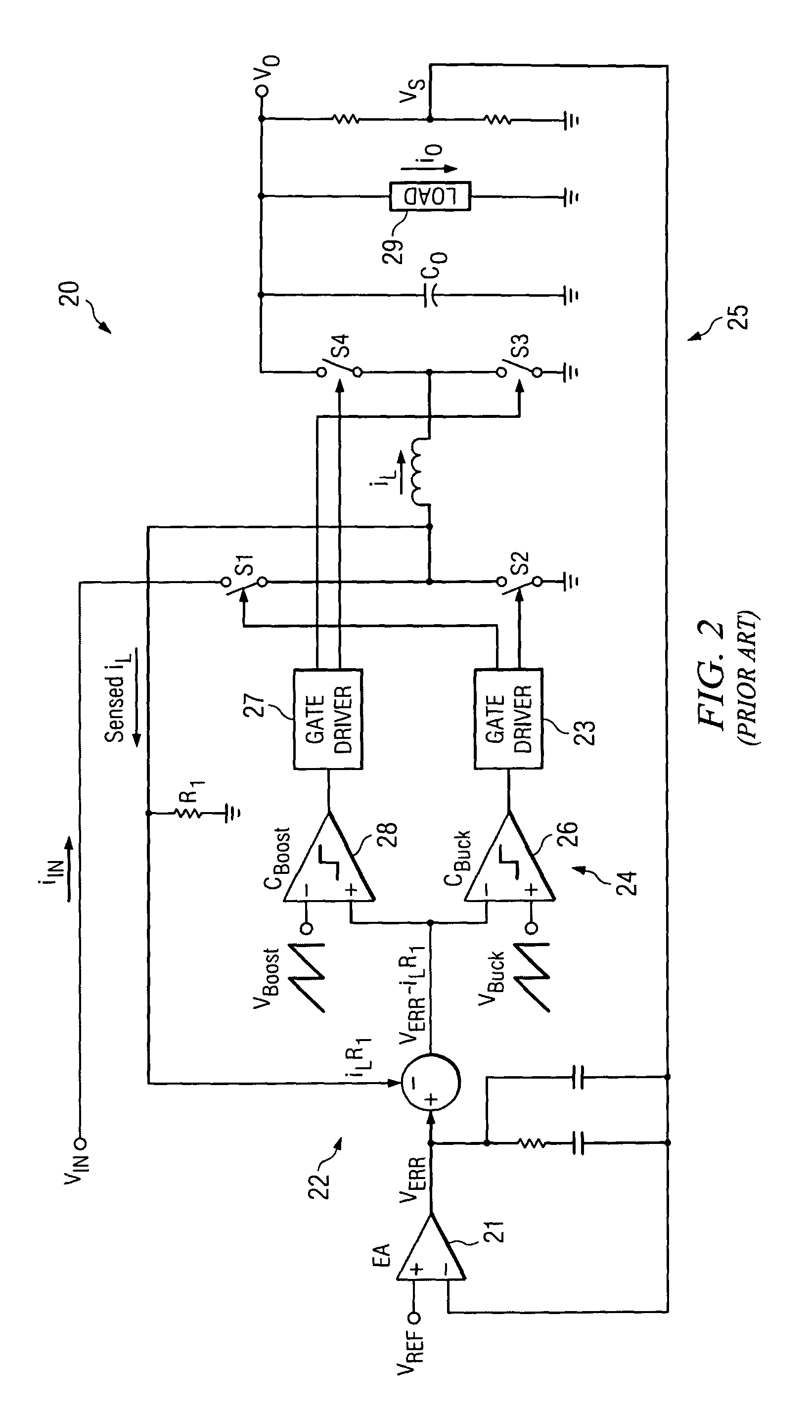 Multiple switch node power converter control scheme that avoids switching sub-harmonics