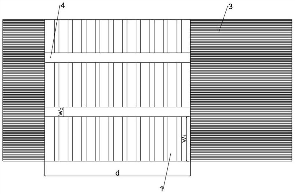 Bending wave column type magnetoelastic metasurface based on magnetic field control and operation method thereof