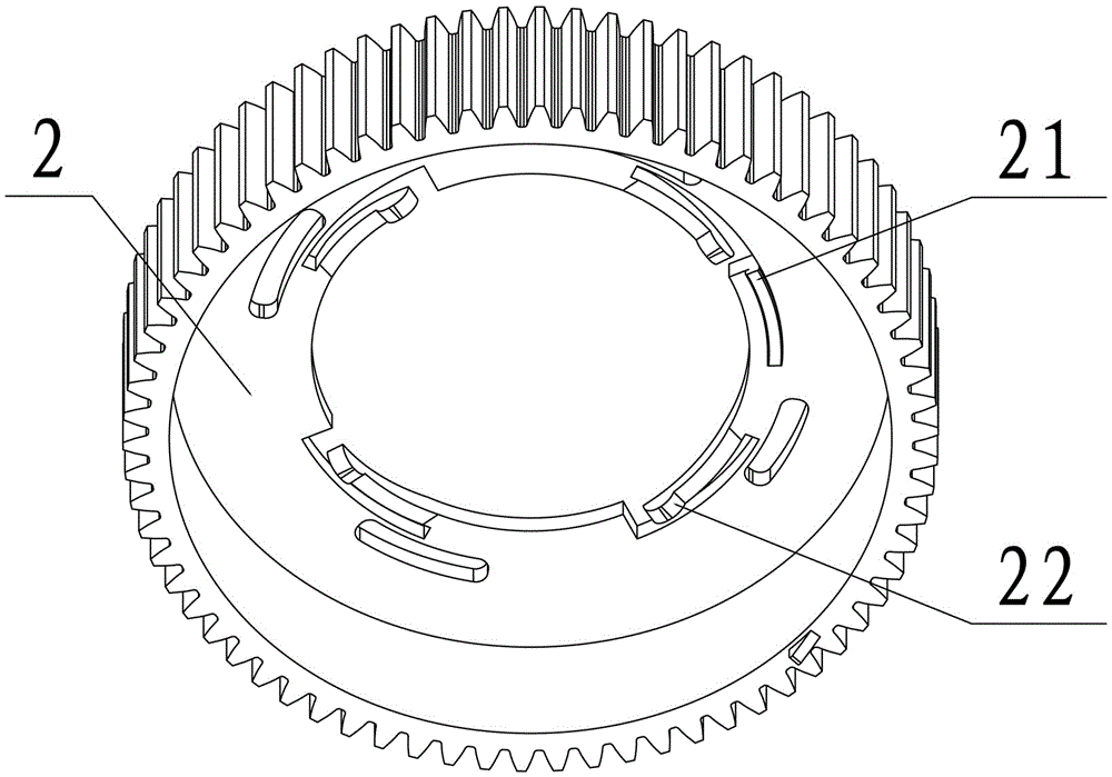 A suturing and cutting differential device of a circumcision suturing device