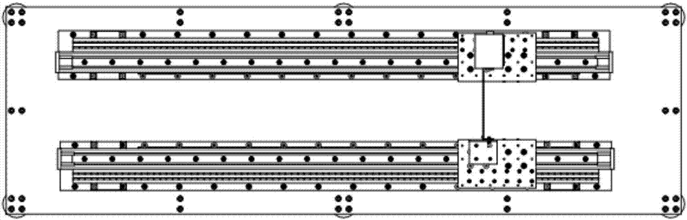 Dual linear motor driven synchronization tracking control device and method