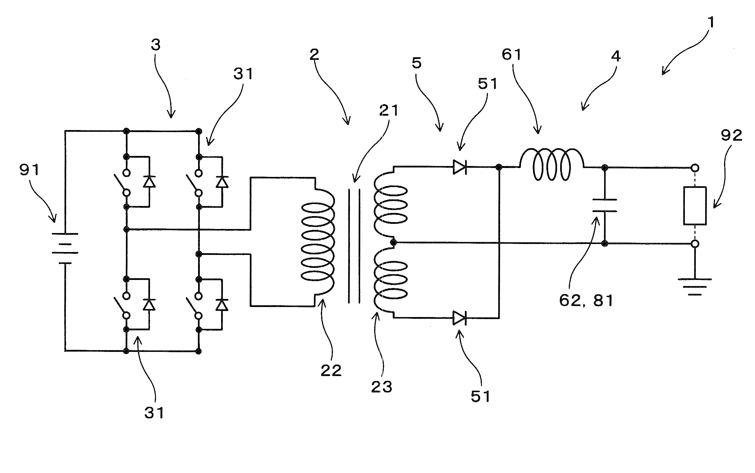 Electric power source device