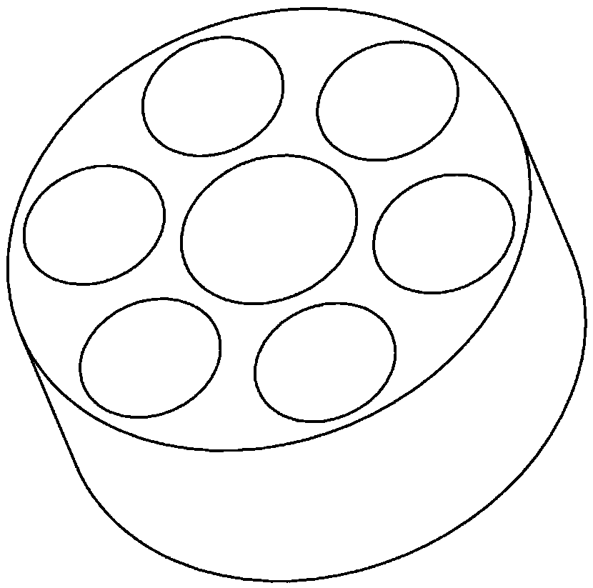 Millimeter wave single-dielectric-support coaxial adapter