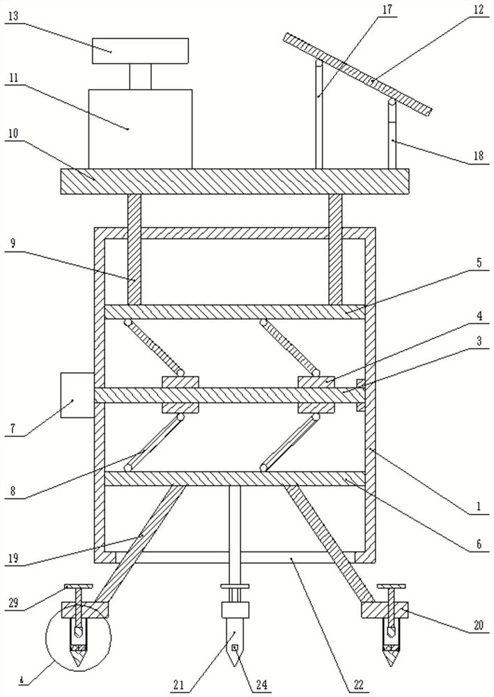 Geological disaster monitoring device