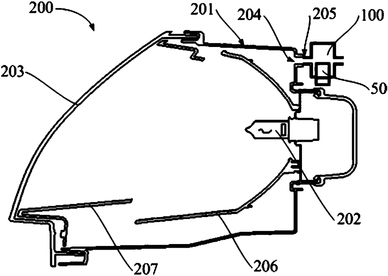 Fogging prevention device, automobile lamp, automobile and fogging prevention control method