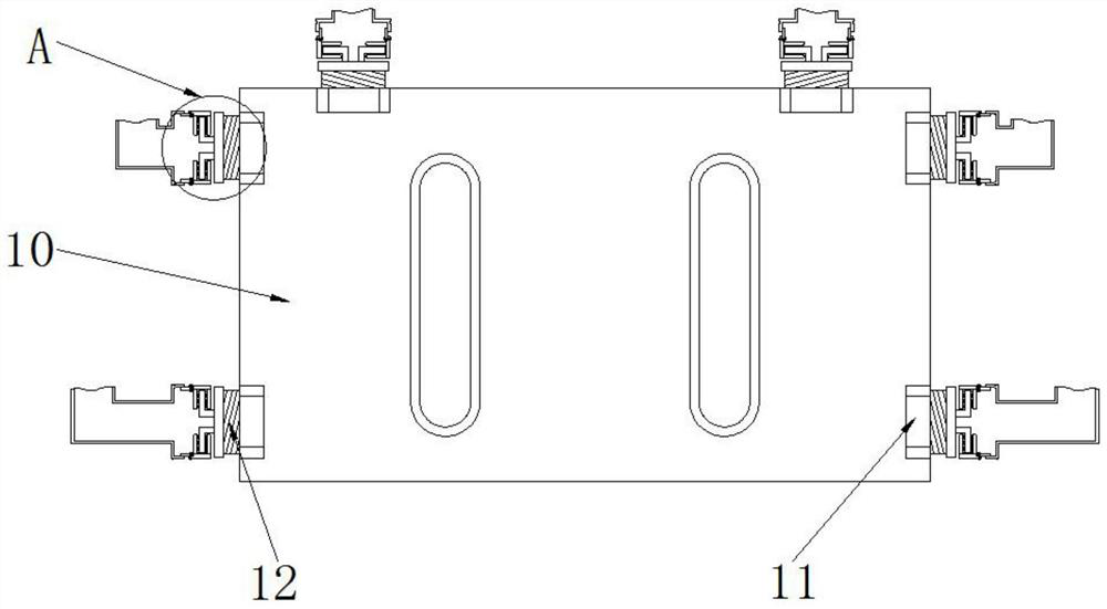 Hydrogen fuel cell stack test board and using method thereof