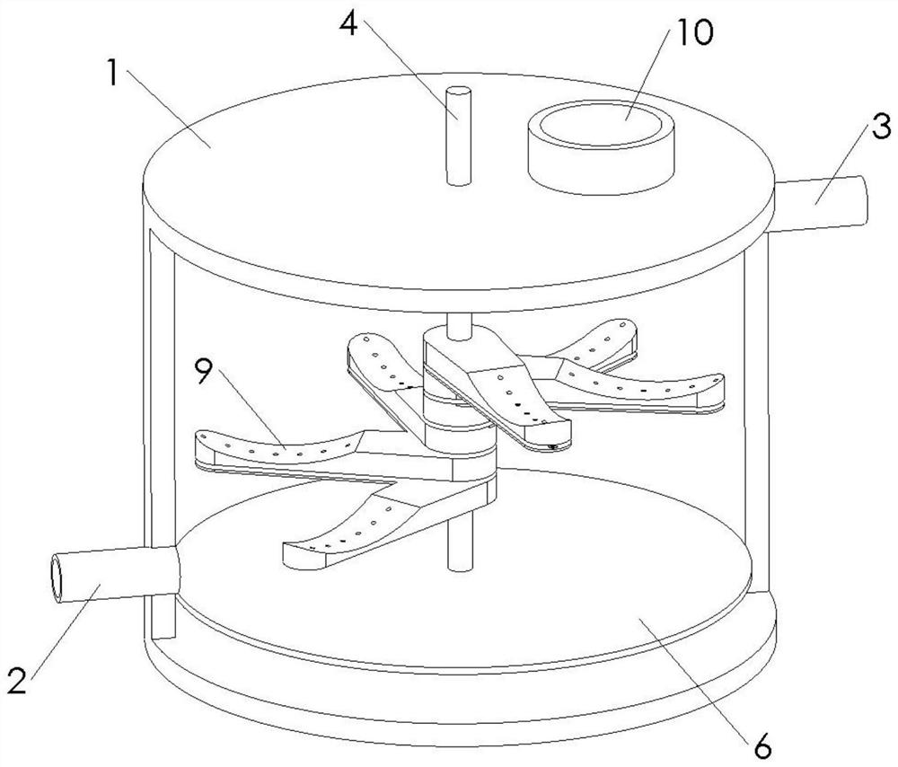 Efficient magnetite ore crushing device