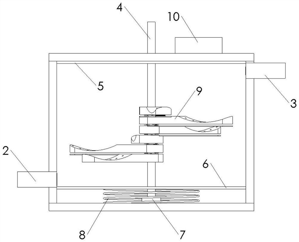 Efficient magnetite ore crushing device