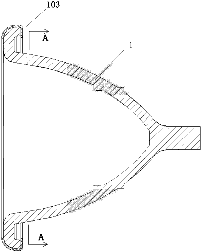 Compression hemostasis depinning device and peritomy anastomoses device adopting same