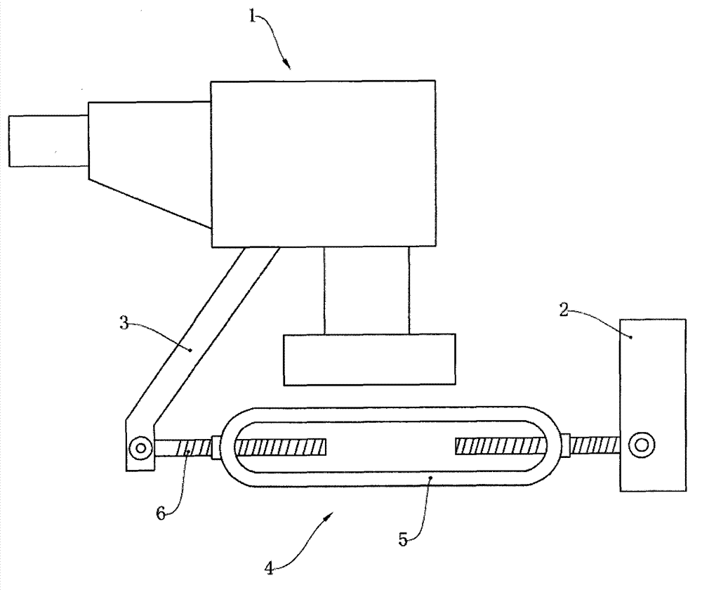 Spraying device of scraper loader