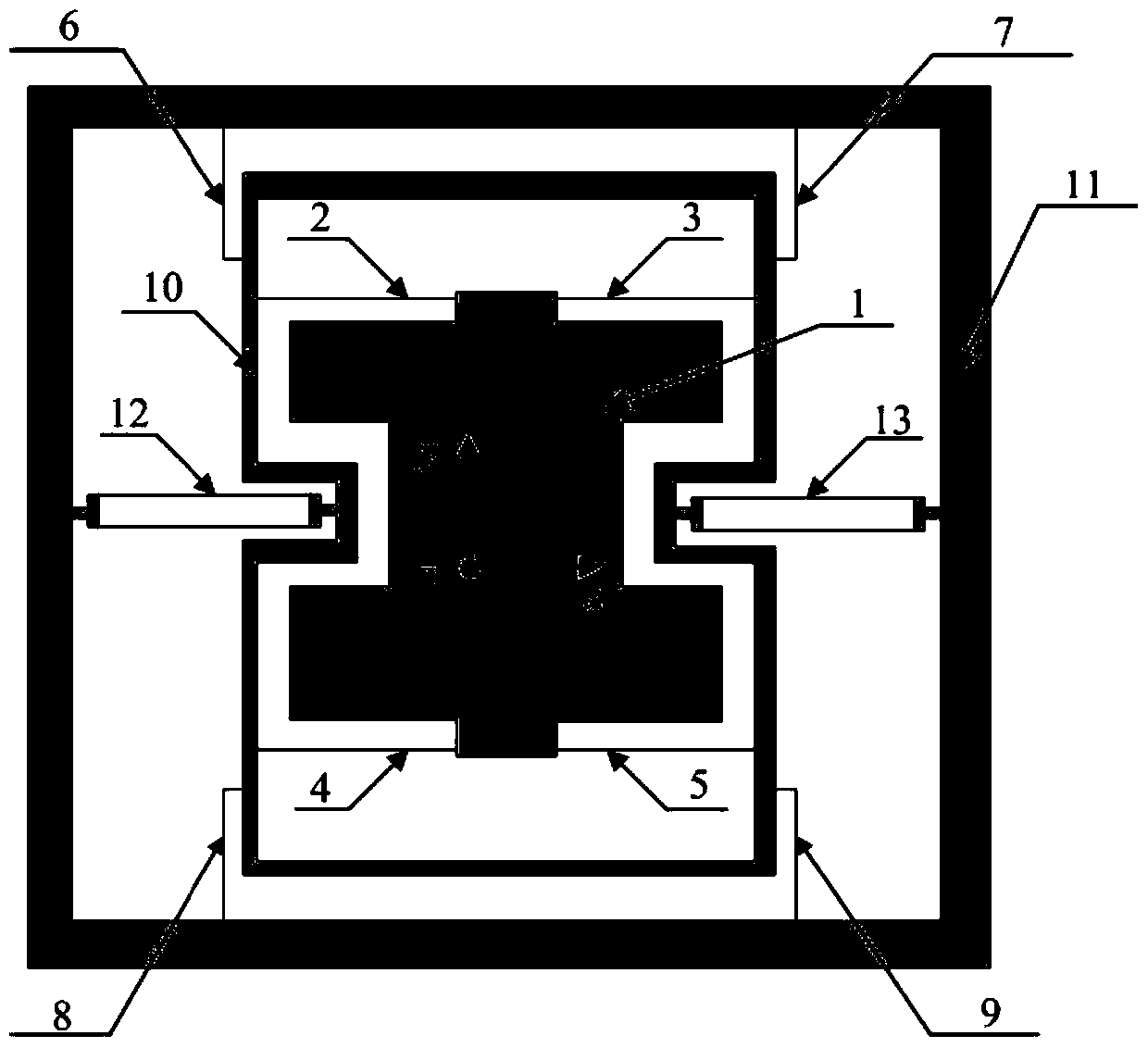 A Fully Symmetrical Decoupling Direct Output Frequency Vibration Gyroscope