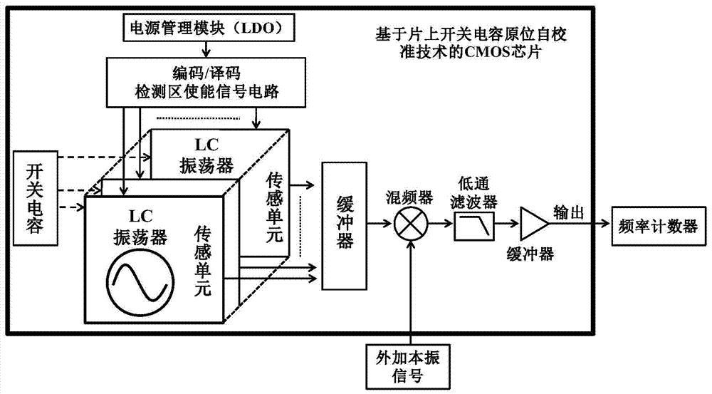 LC Oscillator Magnetic Sensitive Biosensor Based on Switched Capacitor In Situ Self-Calibration Technology