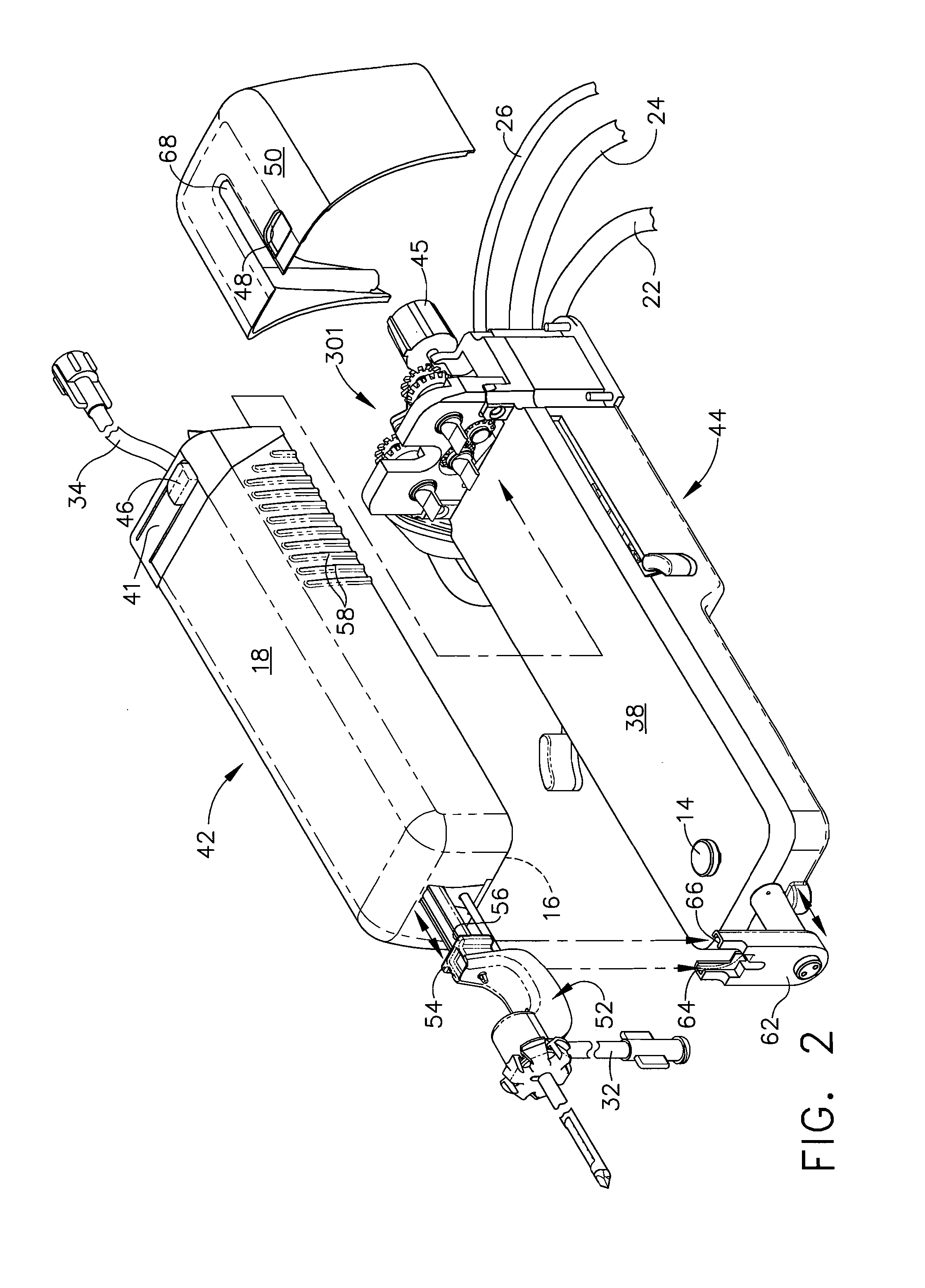 Remote thumbwheel for a surgical biopsy device