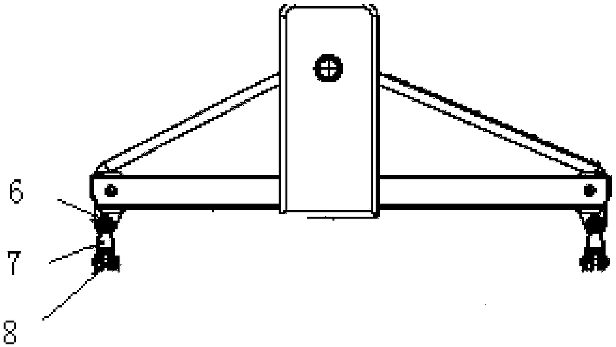 A flexible vertical towing chain system for underwater multi-towed bodies