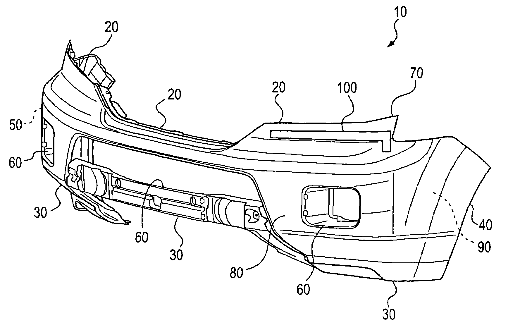 Vehicle front fascia support member