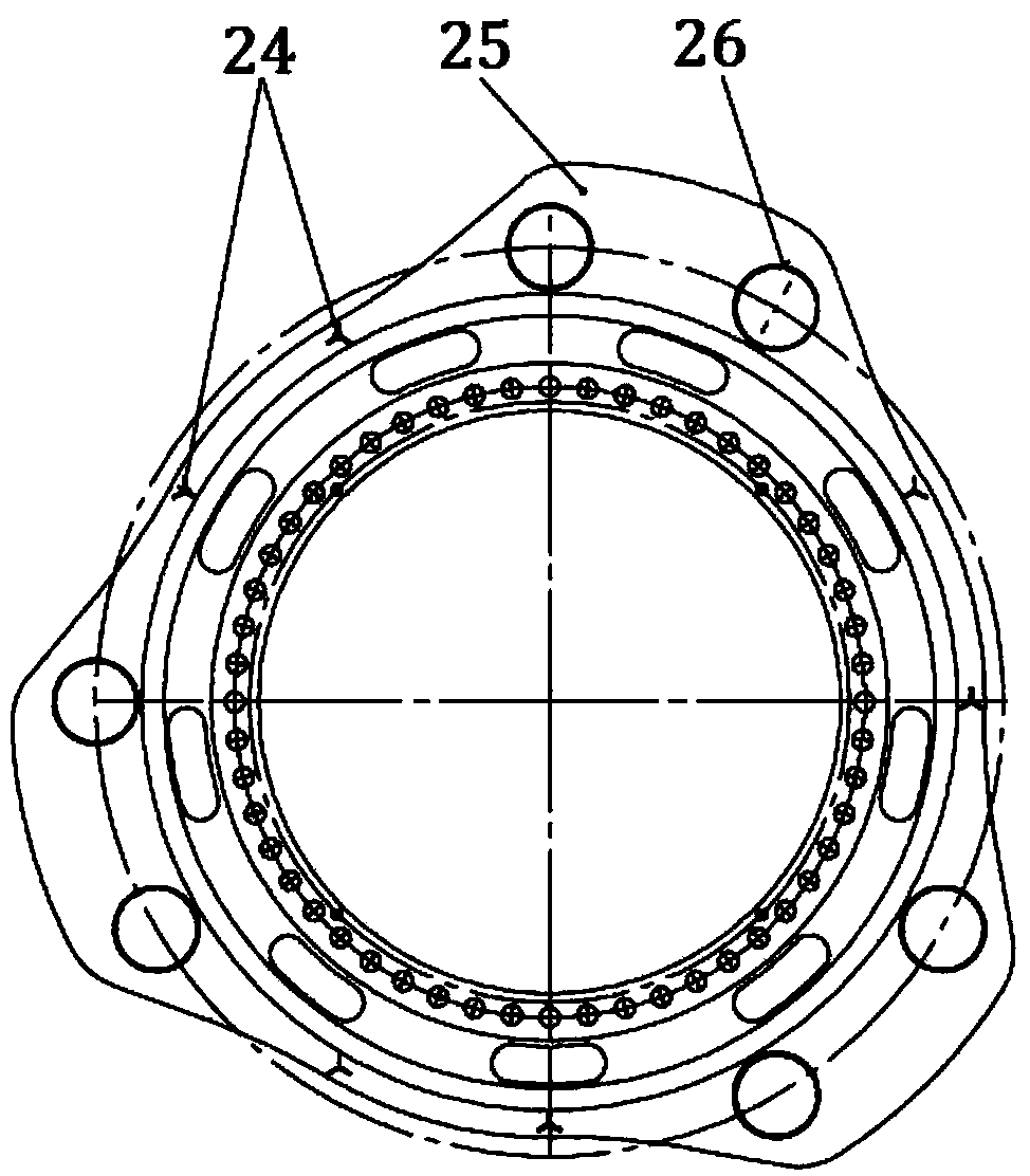 Wind wheel locking device of megawatt-level wind driven generator