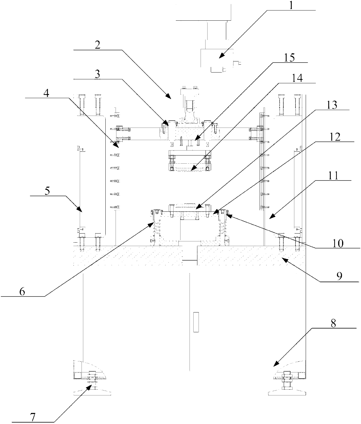 Once molding processing device and technology for precision optical element