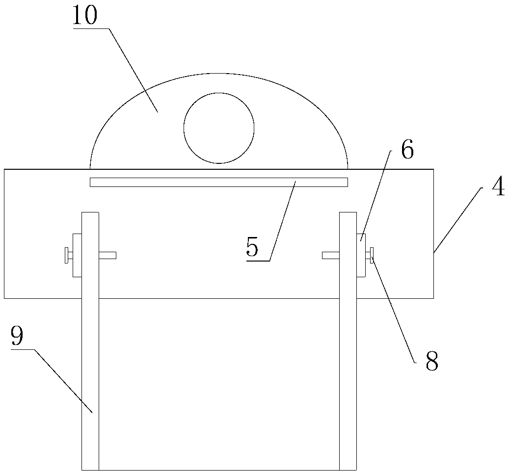 Platform for carrying out numerical-controlled cutting on steel plate based on ships and using method thereof