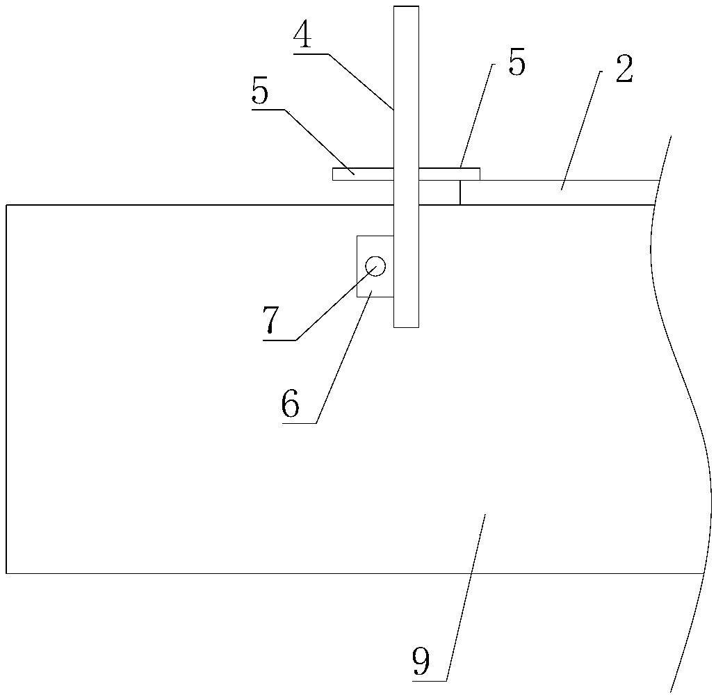 Platform for carrying out numerical-controlled cutting on steel plate based on ships and using method thereof