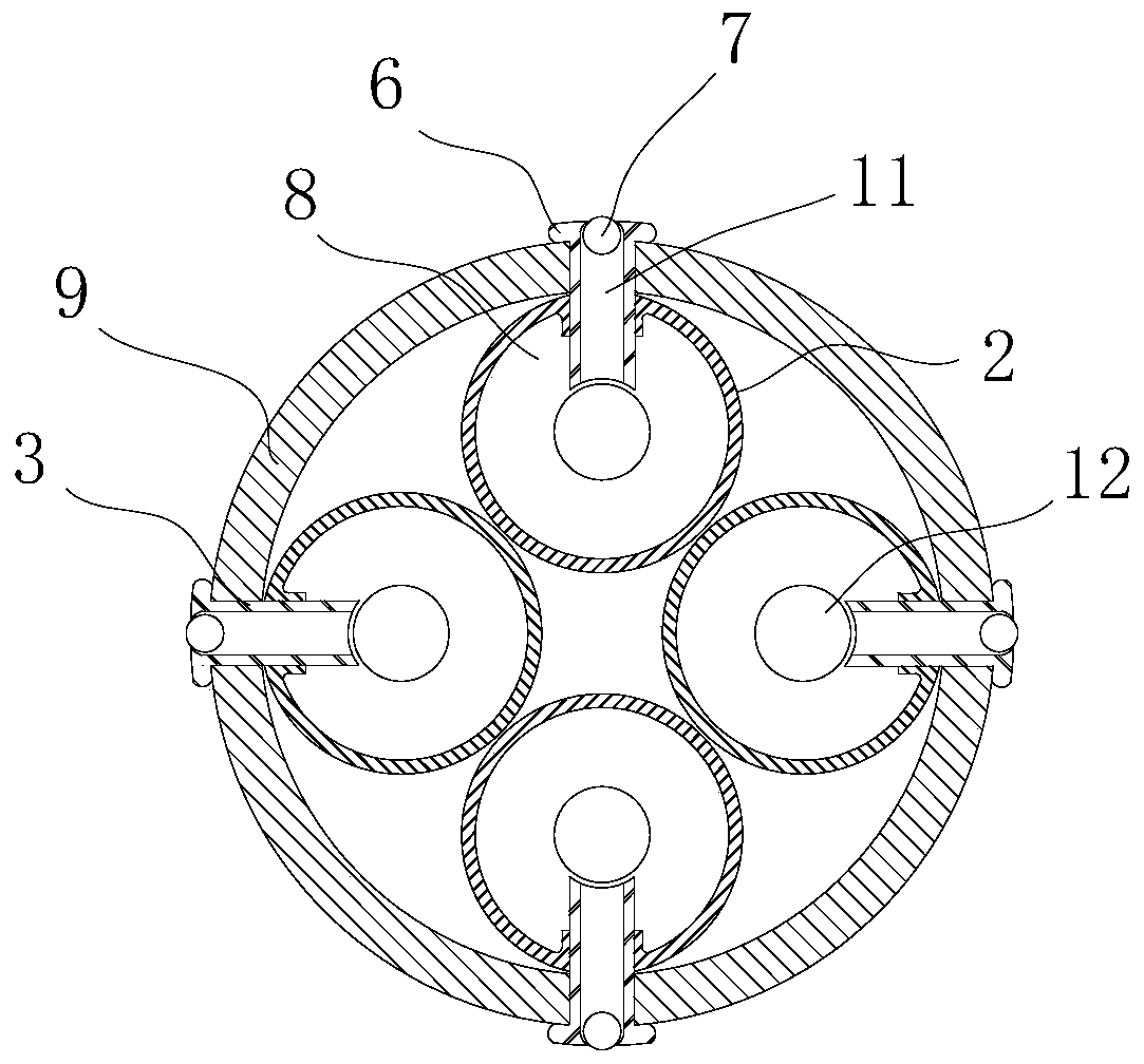 Heat dissipation composite cable