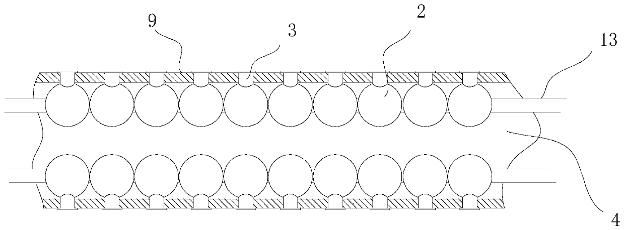 Heat dissipation composite cable