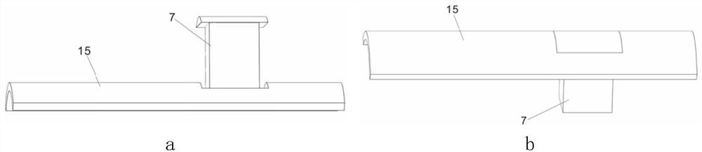 Eccentric ring type horizontal directional coring drilling tool and direction control device thereof