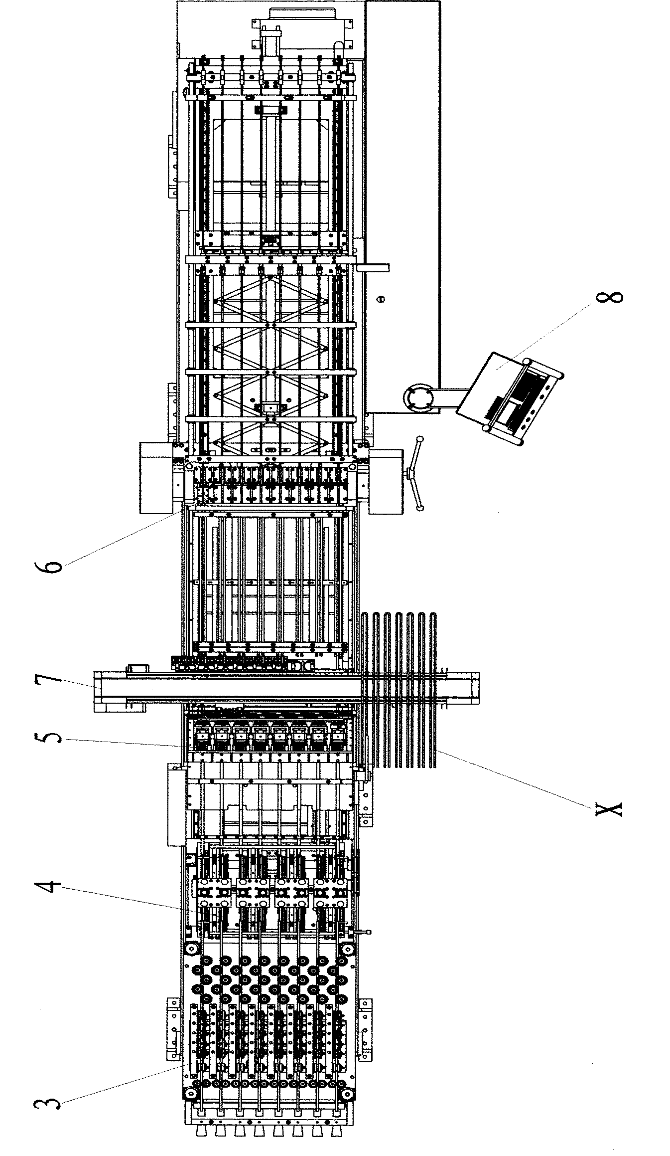 Long U-shaped tube bender