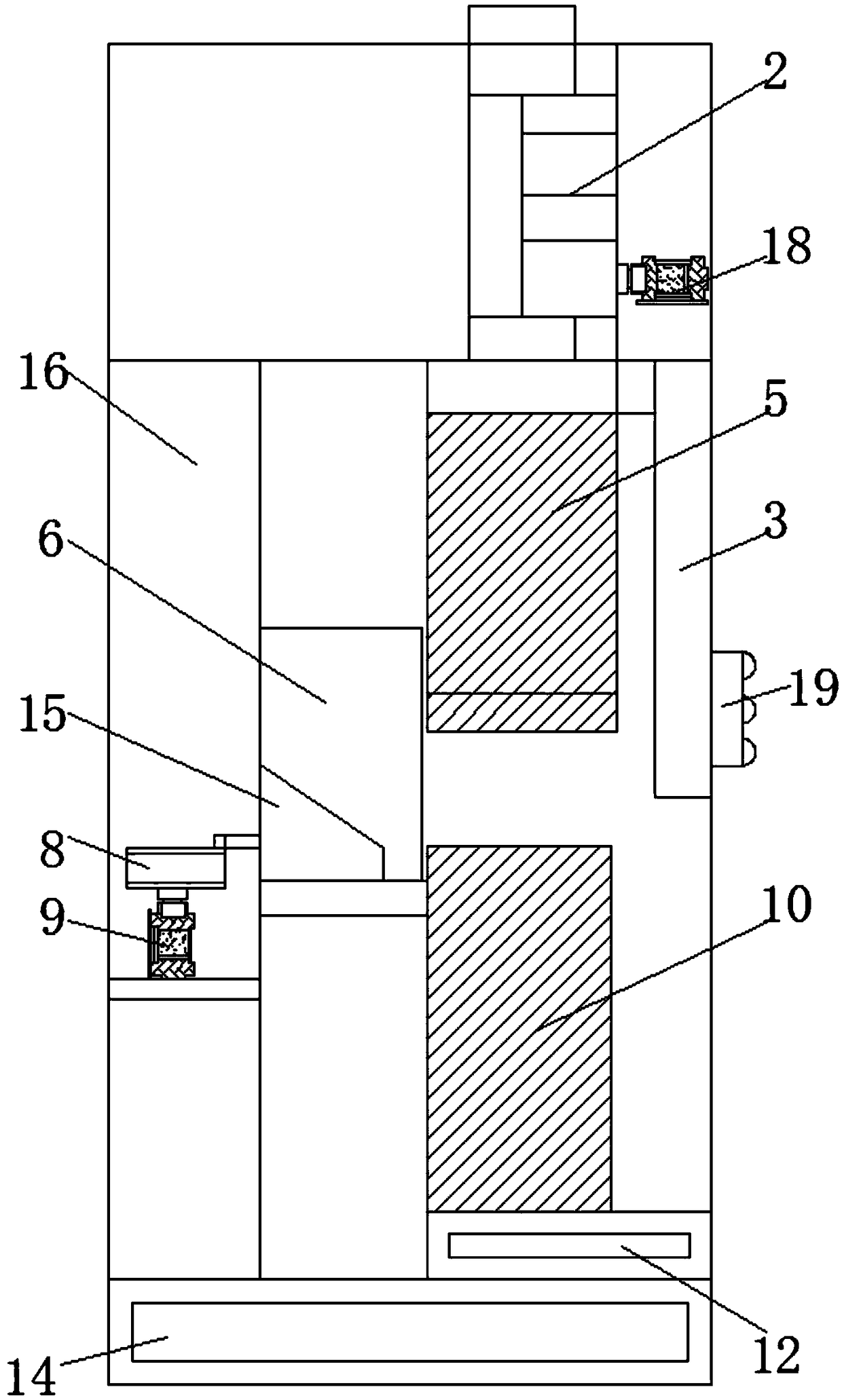 Automatic slicing device for mushroom machining