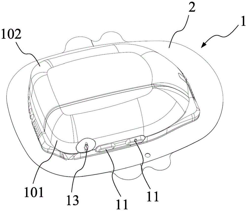 Throwable duct-free drug delivery system