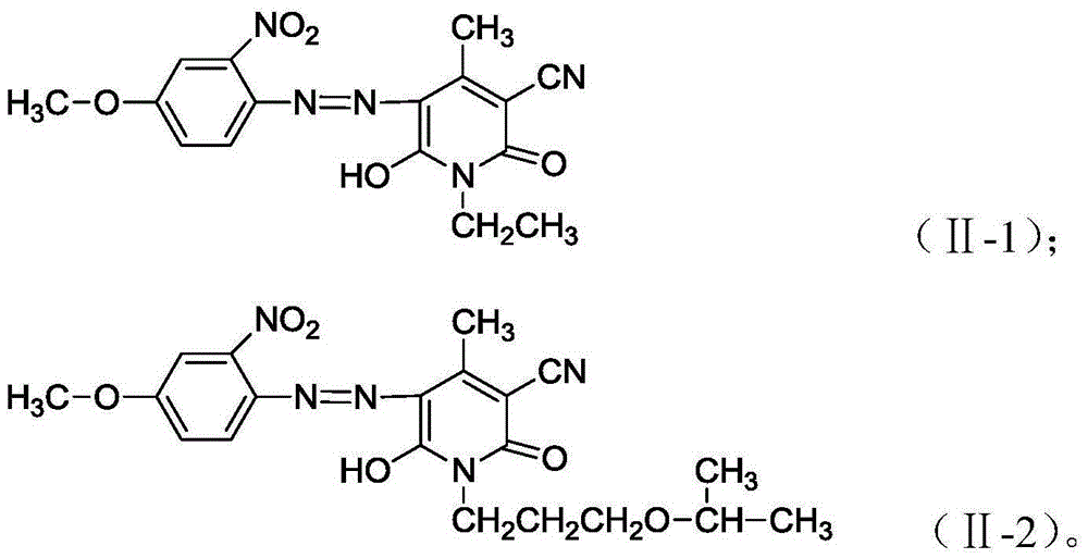 Disperse black dye mixture