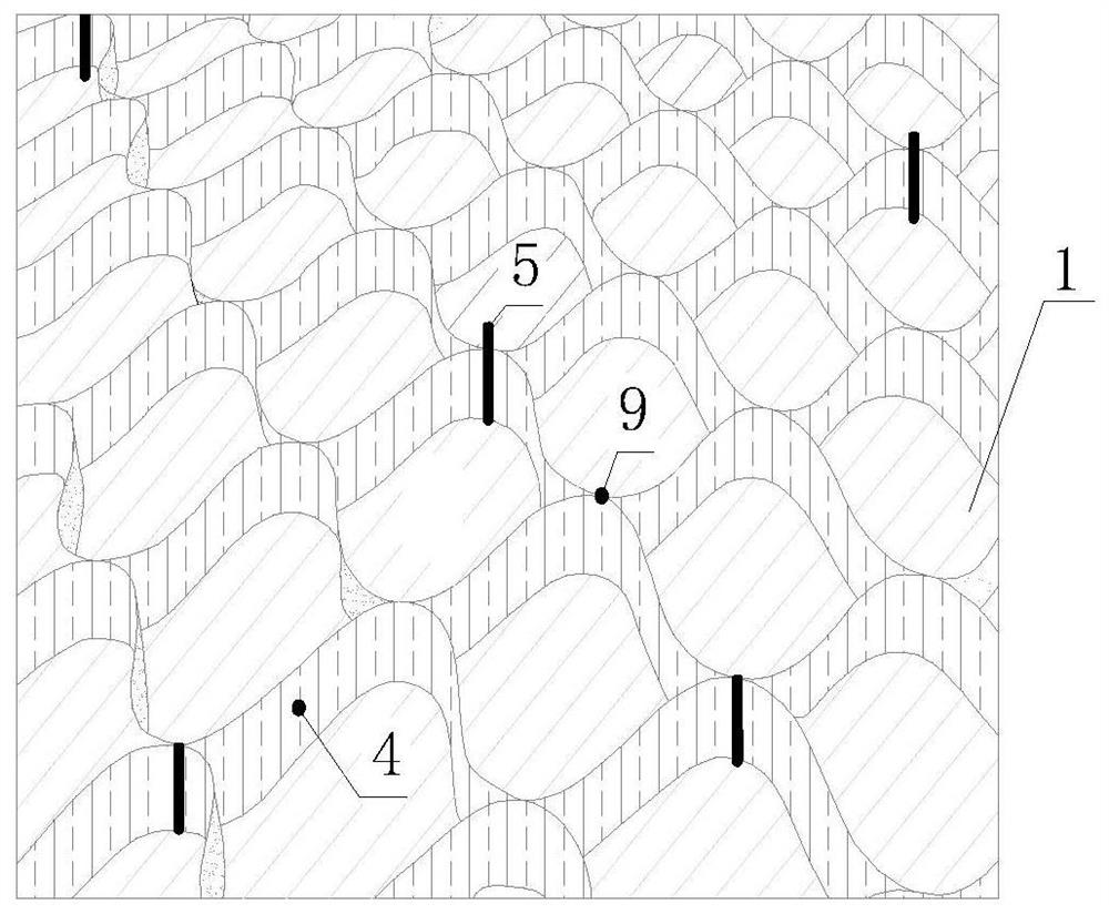 Open-pit copper mine rock slope ecological greening system and construction method