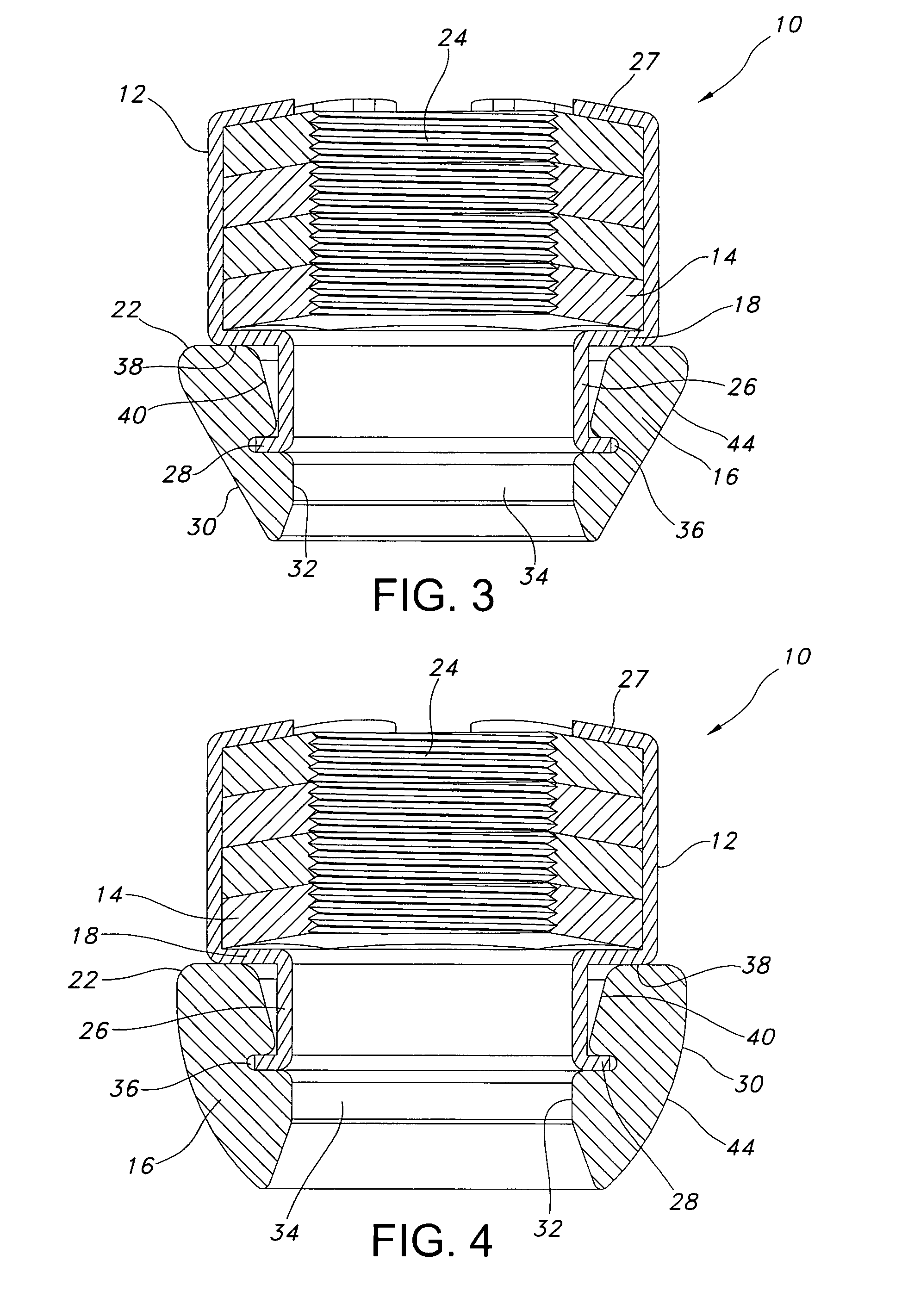 Laminated wheel lug nut