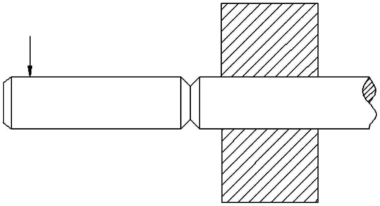 Radially-severing efficient and precise low-stress discharging method