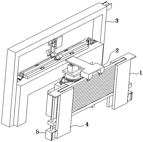 Bamboo strip edge polishing device