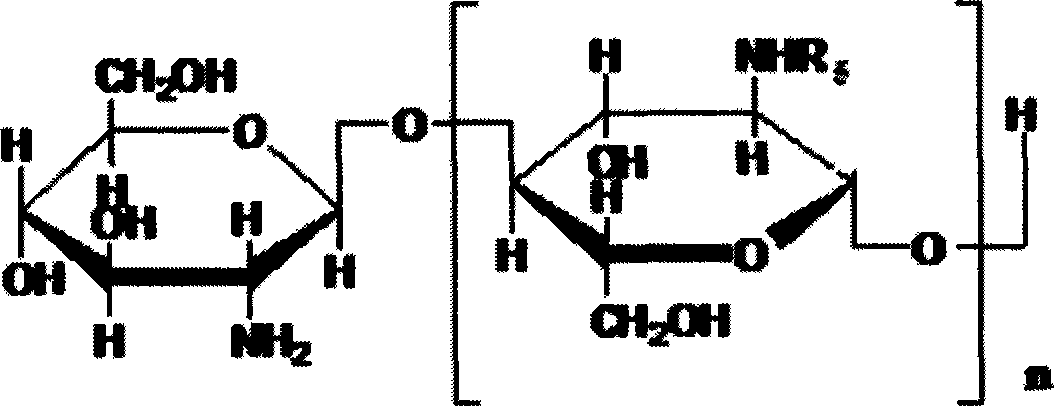 Preparation of chitosan-polyurethane ion complex elastomer material