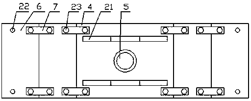 An overhead line tightening device