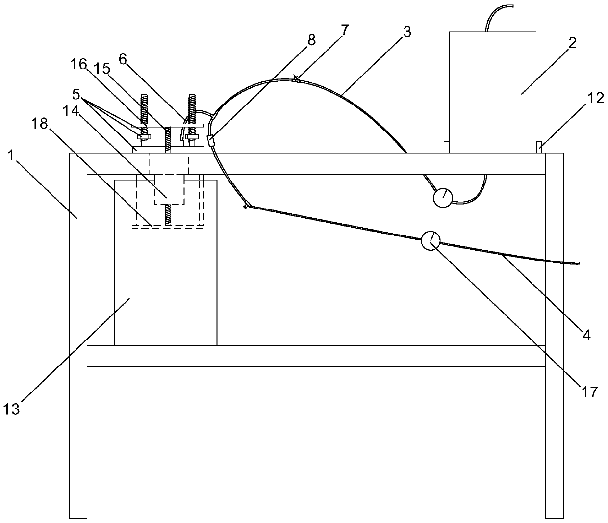 A spraying high-speed turbine cleaning device