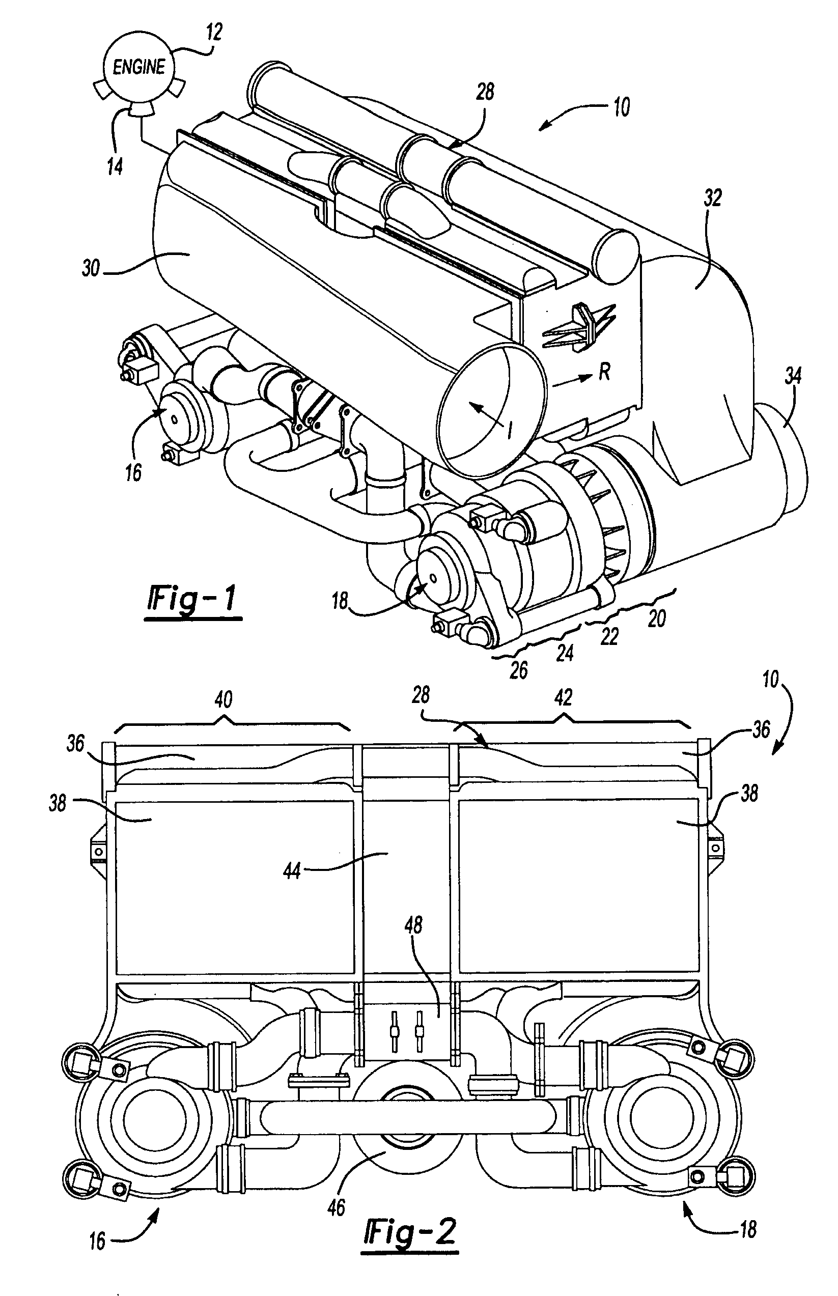 Manifold for pack and a half condensing cycle pack with combined heat exchangers