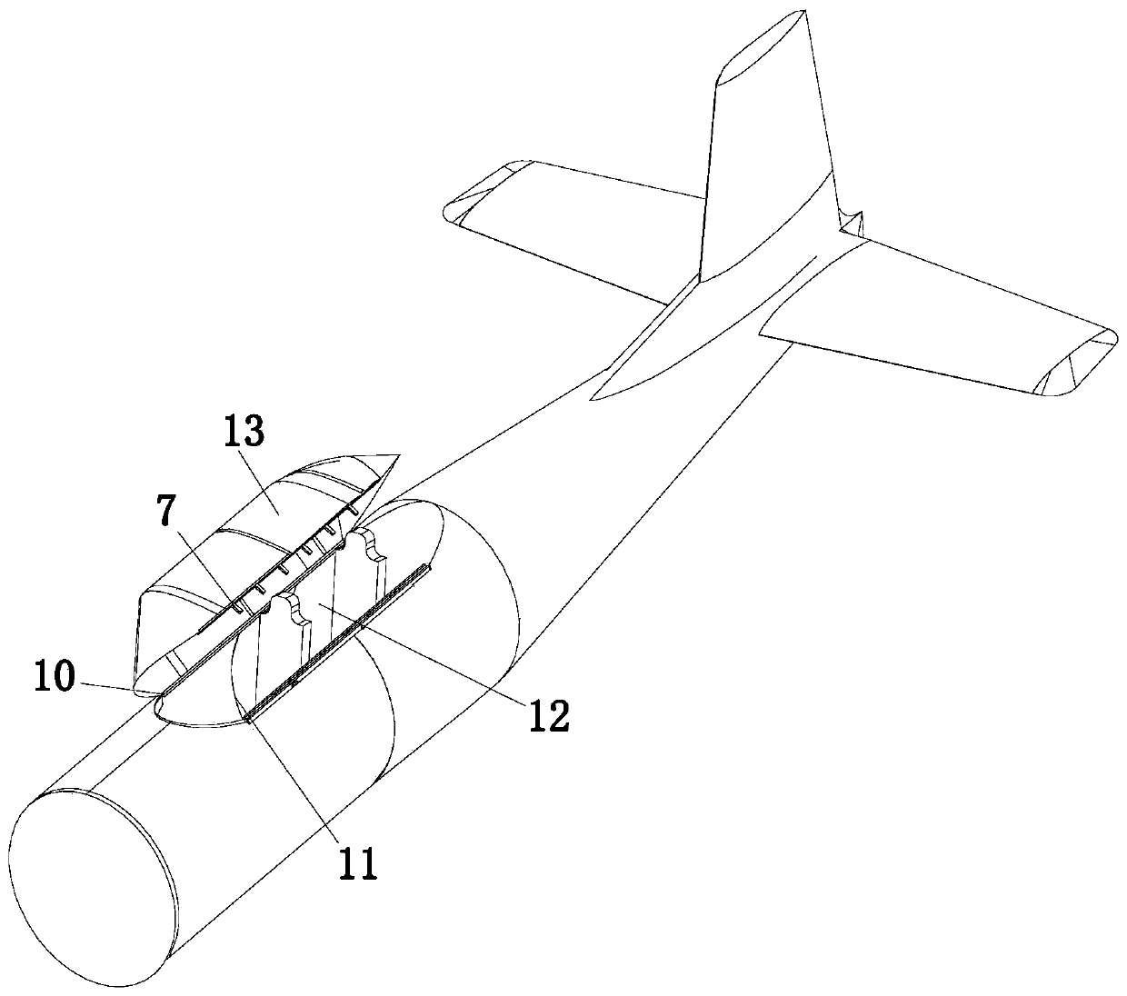 Synchronous linkage locking device for general aircraft cabin door