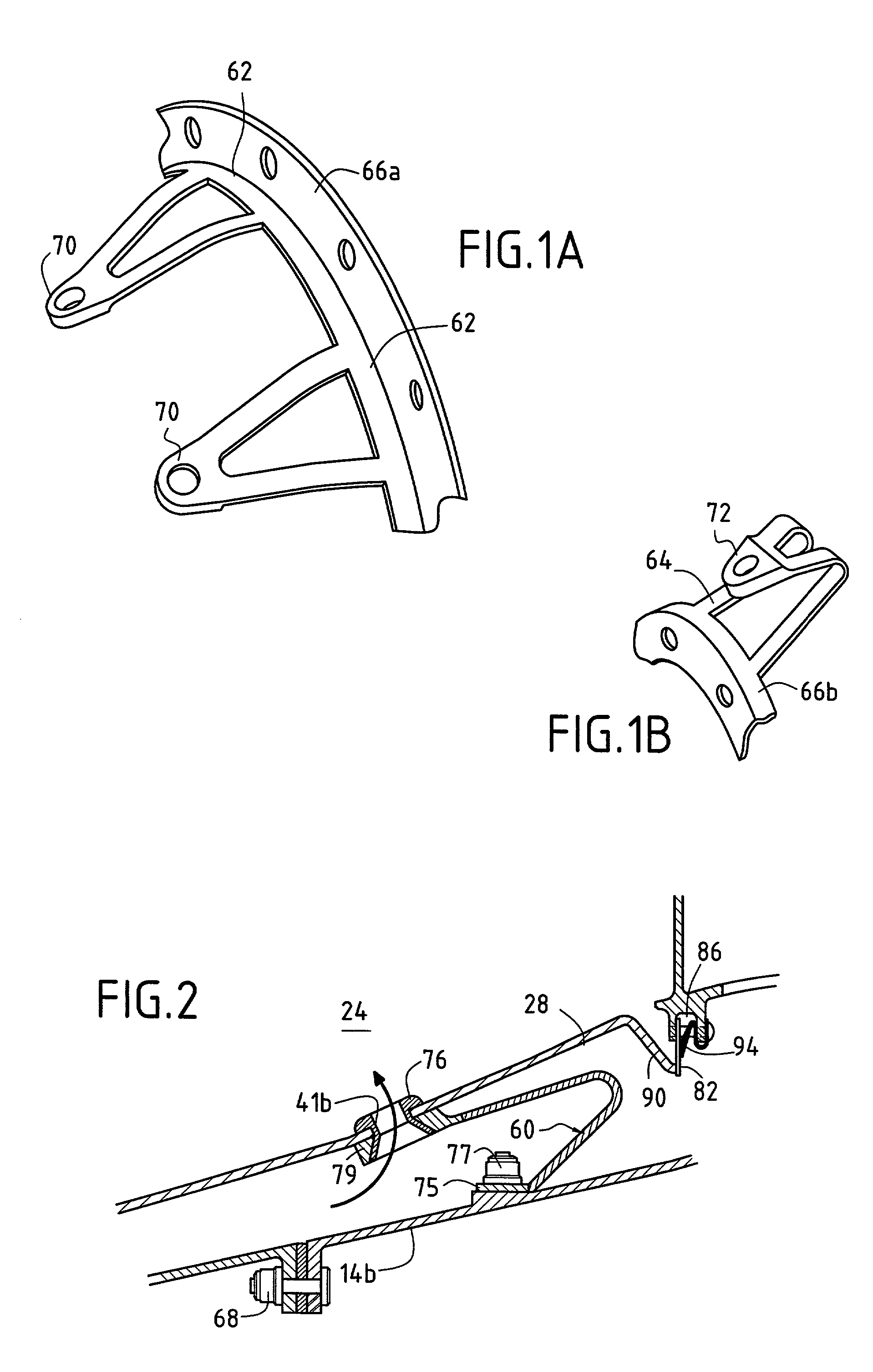 Fastening a CMC combustion chamber in a turbomachine using the dilution holes