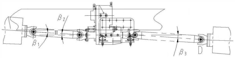 Transfer case assembly optimization design method, transfer case assembly and engineering vehicle