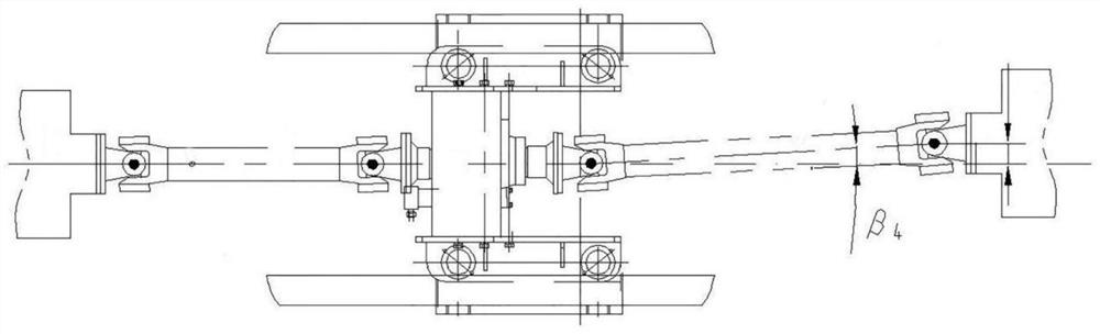 Transfer case assembly optimization design method, transfer case assembly and engineering vehicle