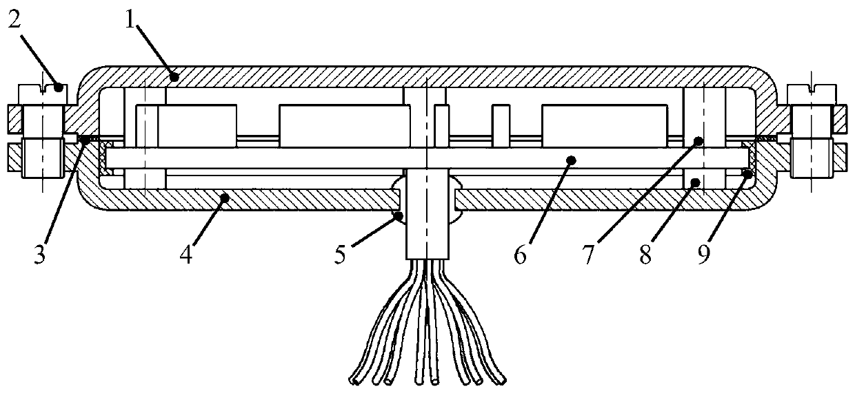 Data recorder for destructive experiment of external pressure vessel