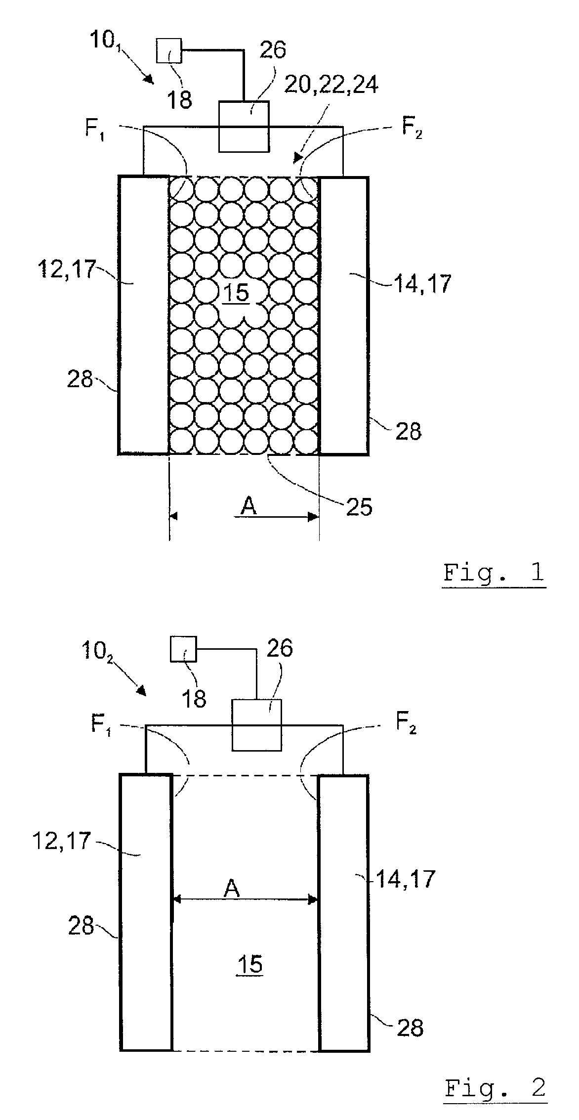 Electrolysis cell for generating ozone for treating a liquid