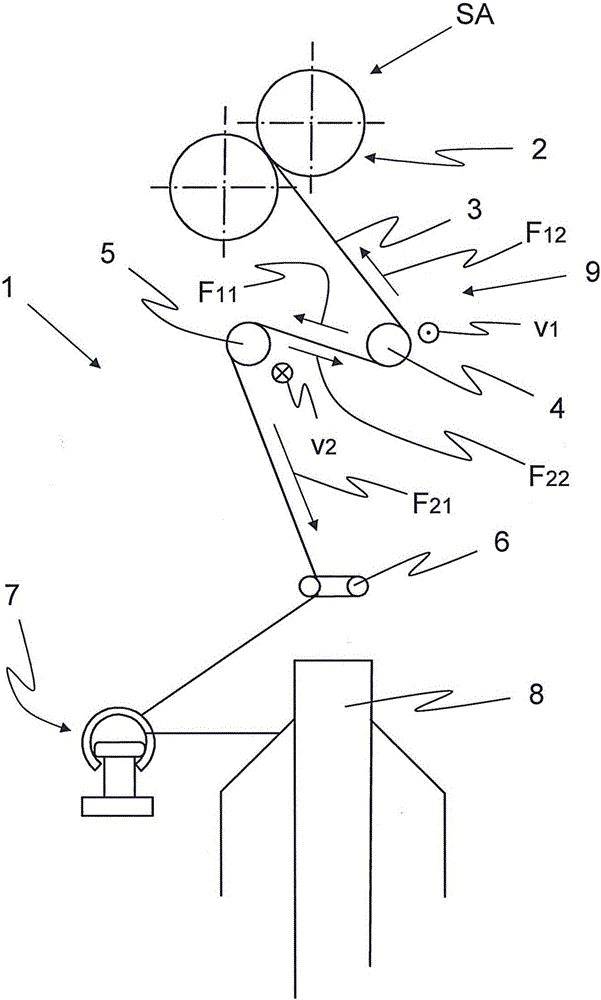 Spinning machine and false twist unit