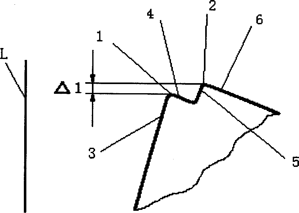 Double-head cutting tool in mechanical processing