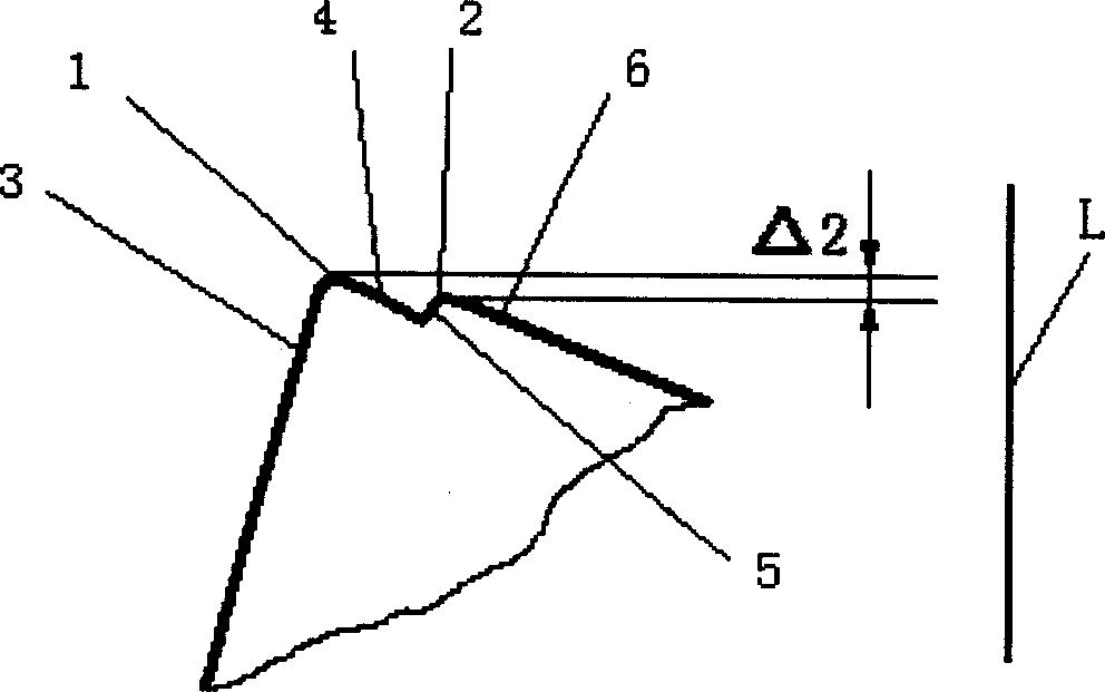 Double-head cutting tool in mechanical processing