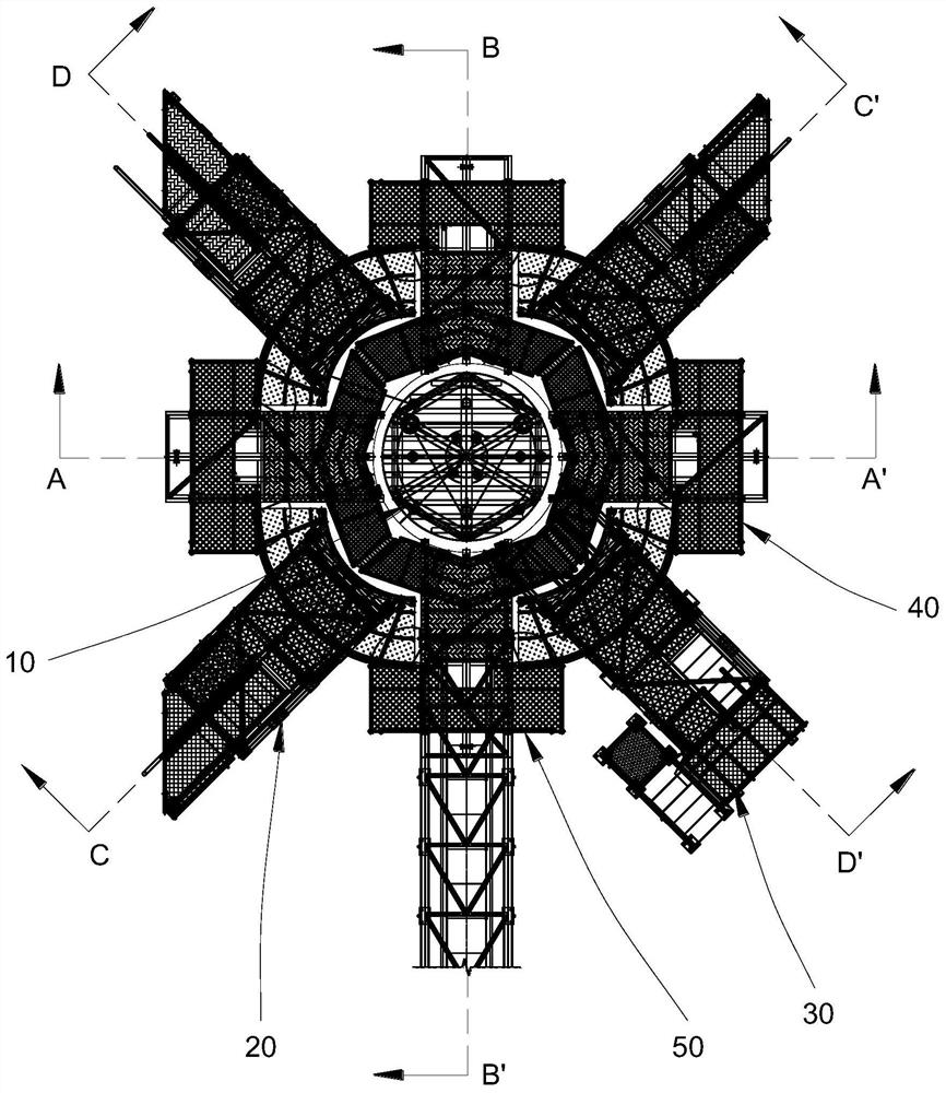 Pier stud prefabricating pouring system and remote pouring method thereof